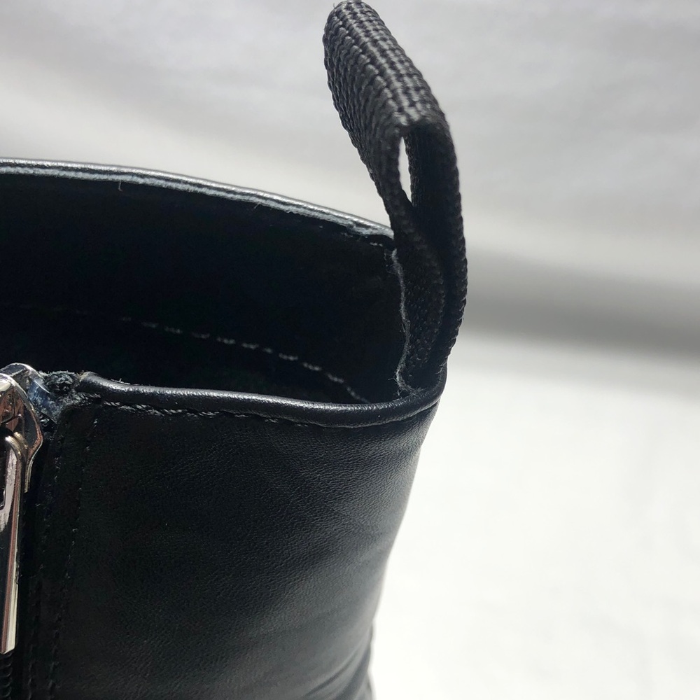 Urban Outfitters Gemma Utility Wedge Black Combat Boots, Women’s Size 9 - Picture 11 of 12